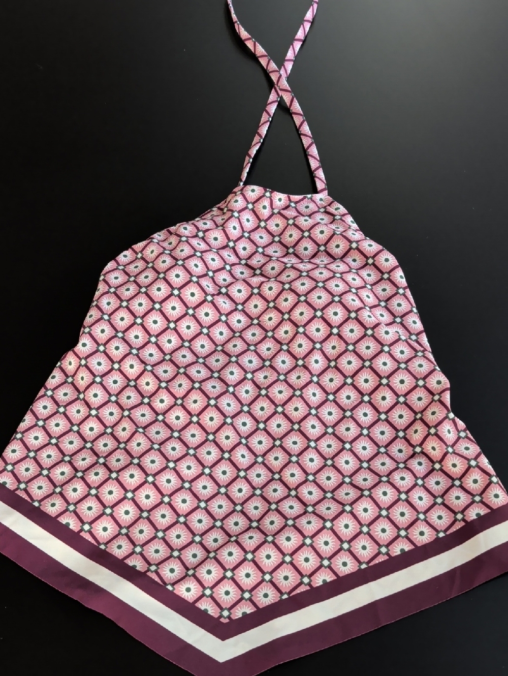 Shade & Shore Pink Geo Halter Swim Top And Matching Bottoms